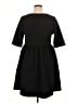 Apt. 9 Solid Black Casual Dress Size 0X - photo 2