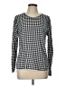 J.Crew Factory Store Houndstooth Black Pullover Sweater Size L - photo 1