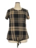 Coco & Shay Black Short Sleeve Top Size XXL - photo 1
