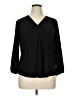 Vince Camuto Black 3/4 Sleeve Blouse Size XL - photo 1