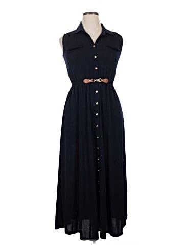 Always Indigo Casual Dress (view 1)