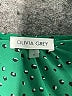 Olivia Grey 100% Polyester Green 3/4 Sleeve Blouse Size M - photo 7