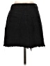 Polly 100% Cotton Solid Black Denim Skirt Size 4 - photo 2