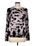 Design 365 Tie-dye Black Long Sleeve Blouse Size L - photo 1