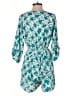 Southern Frock Print Teal Romper Size M - photo 2