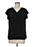 Unbranded 100% Polyester Black Short Sleeve Top Size M - photo 1
