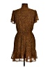 MICHAEL Michael Kors Animal Print Brown Casual Dress Size M - photo 2