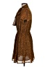 MICHAEL Michael Kors Animal Print Brown Casual Dress Size M - photo 5