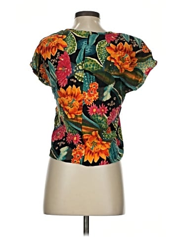 Petite Sophisticate Short Sleeve Blouse (view 2)