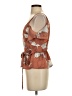 Sienna Sky 100% Polyester Brown Sleeveless Blouse Size XS - photo 5