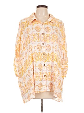 Day + Moon 3/4 Sleeve Button Down Shirt