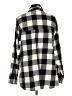 Old Navy 100% Cotton Checkered-gingham Black Long Sleeve Button-Down Shirt Size L - photo 2