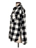 Old Navy 100% Cotton Checkered-gingham Black Long Sleeve Button-Down Shirt Size L - photo 5