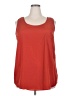 Faded Glory 100% Polyester Red Sleeveless Blouse Size 2X - photo 1