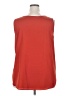 Faded Glory 100% Polyester Red Sleeveless Blouse Size 2X - photo 2
