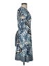 BCBGMAXAZRIA Print Blue Casual Dress Size S (petite) - photo 4