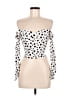Reformation 100% Viscose White Long Sleeve Blouse Size M - photo 1
