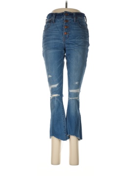 Madewell Cali Demi-Boot Jeans in Bronson Wash: Button-Front Edition (view 1)