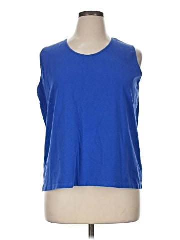Denim & Co Sleeveless T-Shirt (view 1)