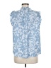 Maison d' Amelie 100% Polyester Blue Sleeveless Blouse Size M - photo 2