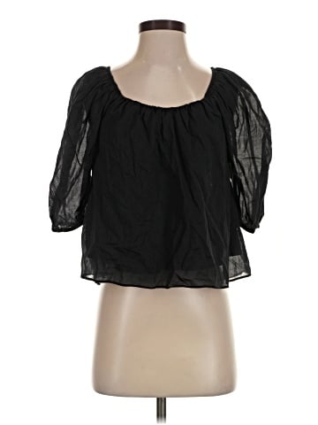 Closed 3/4 Sleeve Blouse (view 1)