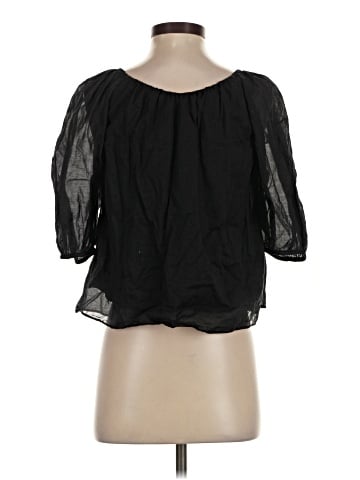 Closed 3/4 Sleeve Blouse (view 2)