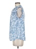 Maison d' Amelie 100% Polyester Blue Sleeveless Blouse Size M - photo 5