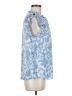 Maison d' Amelie 100% Polyester Blue Sleeveless Blouse Size M - photo 4