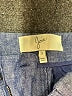 Joie 100% Linen Chevron-herringbone Blue Shorts Size 2 - photo 3