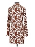 3rd + Malt Print Brown Casual Dress Size S - photo 2