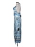 Lulus 100% Polyester Paisley Blue Cocktail Dress Size S - photo 5