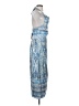 Lulus 100% Polyester Paisley Blue Cocktail Dress Size S - photo 4