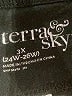 Terra & Sky Solid Black Shorts Size 3X - photo 3