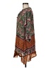 Tolani Paisley Multi Color Brown 3/4 Sleeve Blouse Size M - photo 5