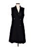 Banana Republic 100% Polyester Solid Black Vest Size 8 - photo 1