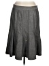 Ann Taylor LOFT Solid Gray Wool Skirt Size 8 - photo 2