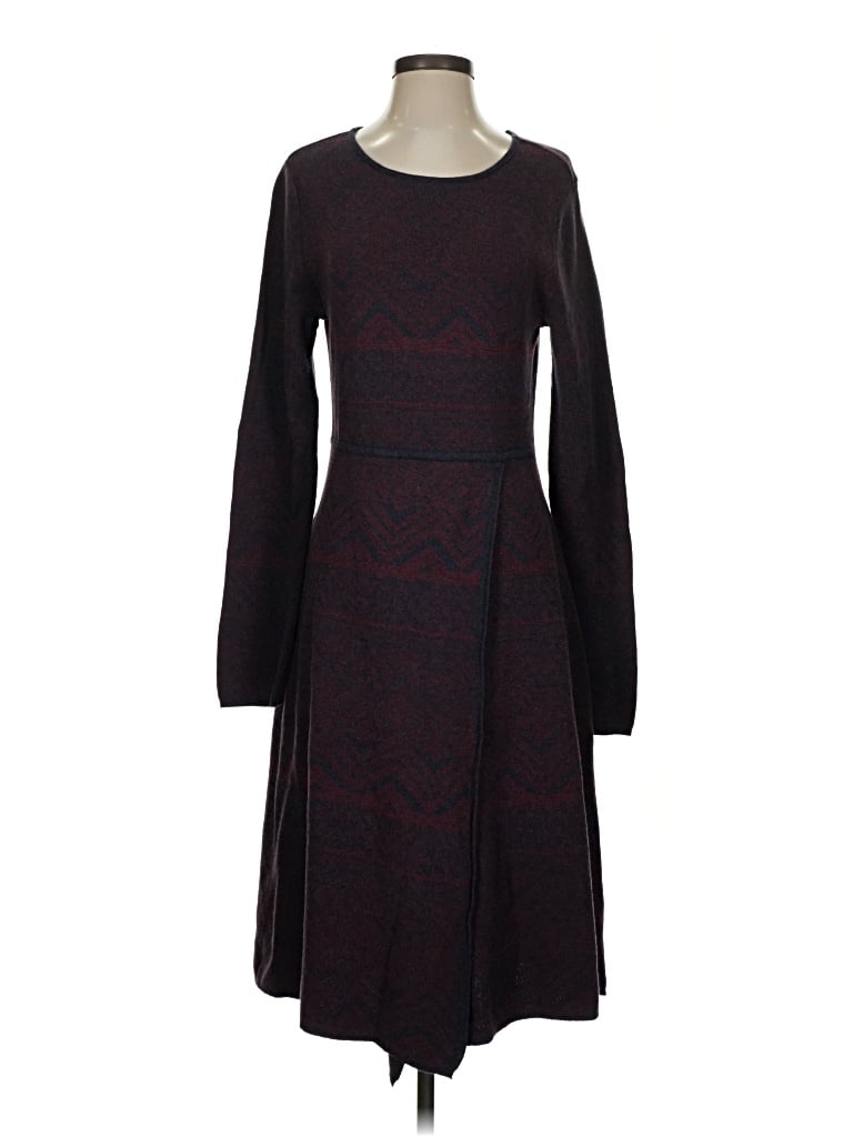 Pre-owned Prana Casual Dress In Burgundy