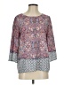 Artisan NY 100% Polyester Purple 3/4 Sleeve Blouse Size S - photo 1