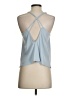 Silence and Noise Blue Sleeveless Top Size XS - photo 2