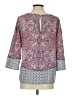 Artisan NY 100% Polyester Purple 3/4 Sleeve Blouse Size S - photo 2