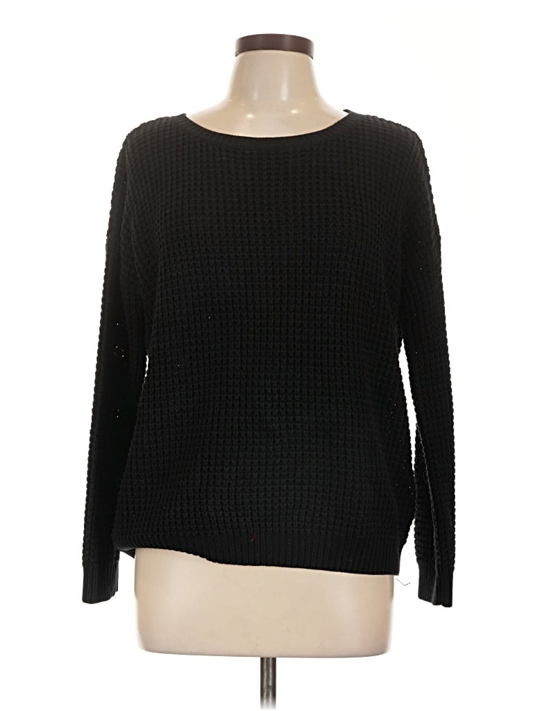 Pre-owned Forever 21 Pullover Sweater In Black