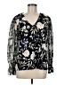 Calvin Klein Black Long Sleeve Blouse Size M - photo 1