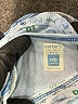 Carter's 100% Cotton Print Blue Short Sleeve Onesie Size Newborn - photo 3