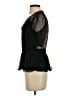 Haute Monde 100% Polyester Black Short Sleeve Blouse Size S - photo 5