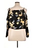 rue21 100% Polyester Black 3/4 Sleeve Blouse Size XL - photo 2