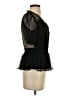 Haute Monde 100% Polyester Black Short Sleeve Blouse Size S - photo 4