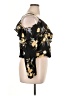 rue21 100% Polyester Black 3/4 Sleeve Blouse Size XL - photo 4