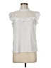 CeCe Ivory Sleeveless Blouse Size M - photo 1