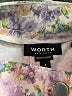 Worth New York Floral Silver Ivory Jeggings Size 8 - photo 7