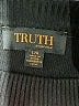 TRUTH BY REPUBLIC Stripes Black Pullover Sweater Size L - photo 7